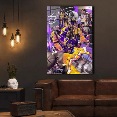 Champion's travel “Los Angeles Lakers” HD METAL PRINT-METALCRAZE