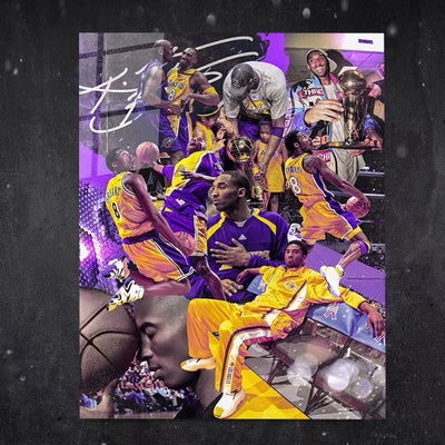Champion's travel “Los Angeles Lakers” HD METAL PRINT-METALCRAZE