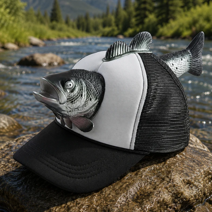 Funny Fish Hat-Sun protection meets style.