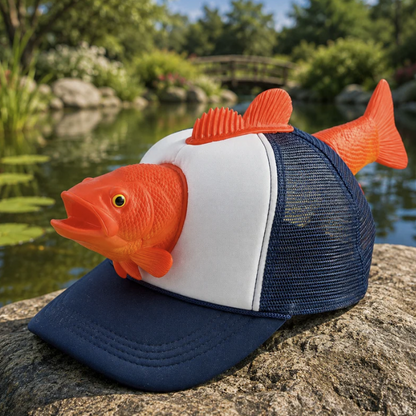 Funny Fish Hat-Sun protection meets style.