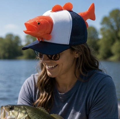 Funny Fish Hat-Sun protection meets style.